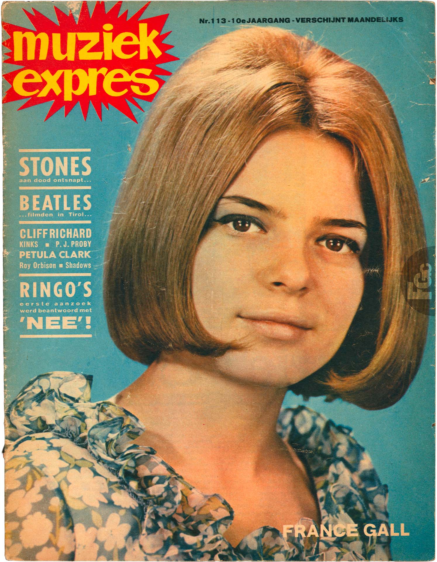 Article Muziek Expres 1965, France Gall victoire Eurovision