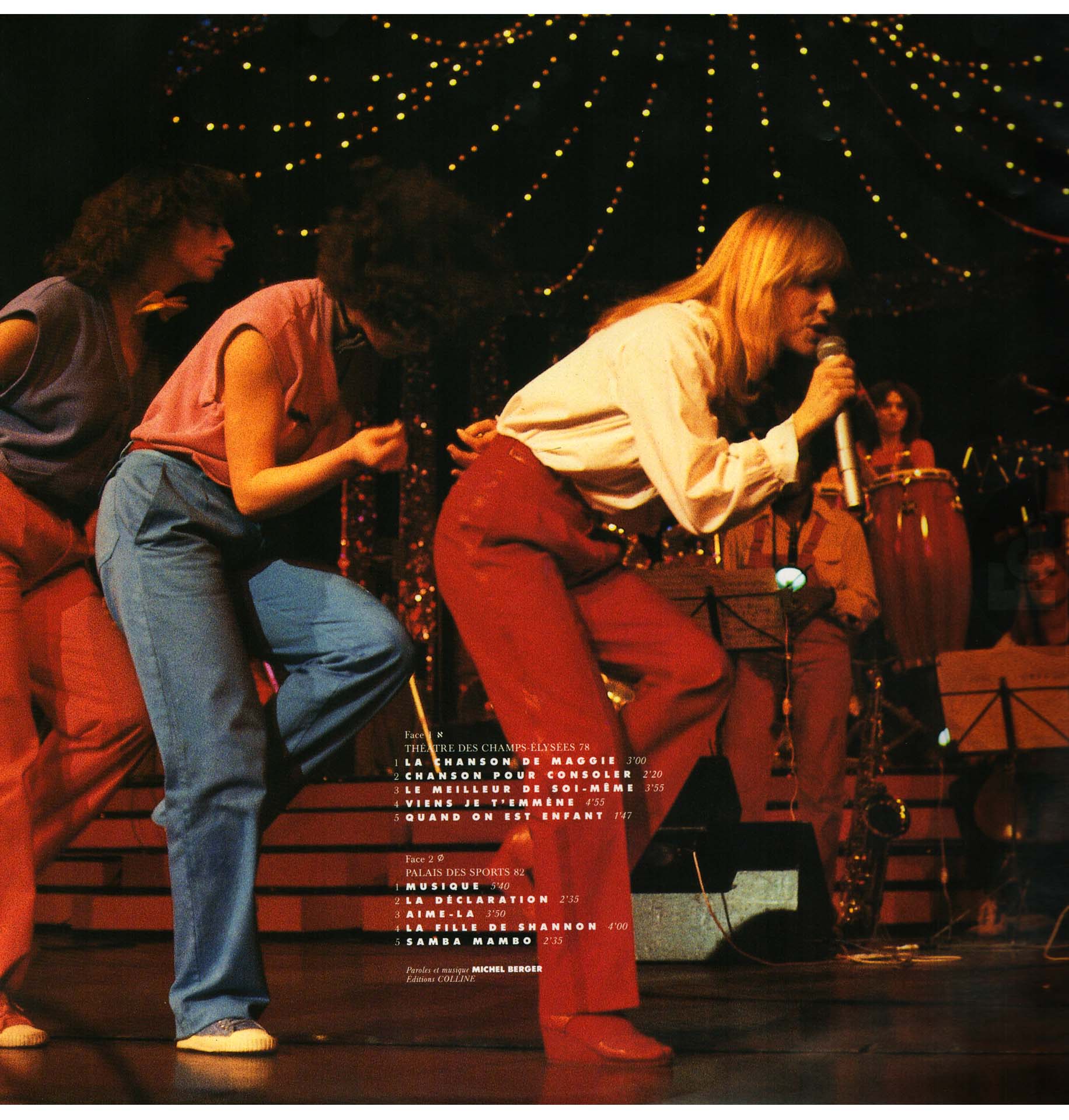 Triple vinyle France Gall sur scènes Apache 242 044 1 1986 compilation live
