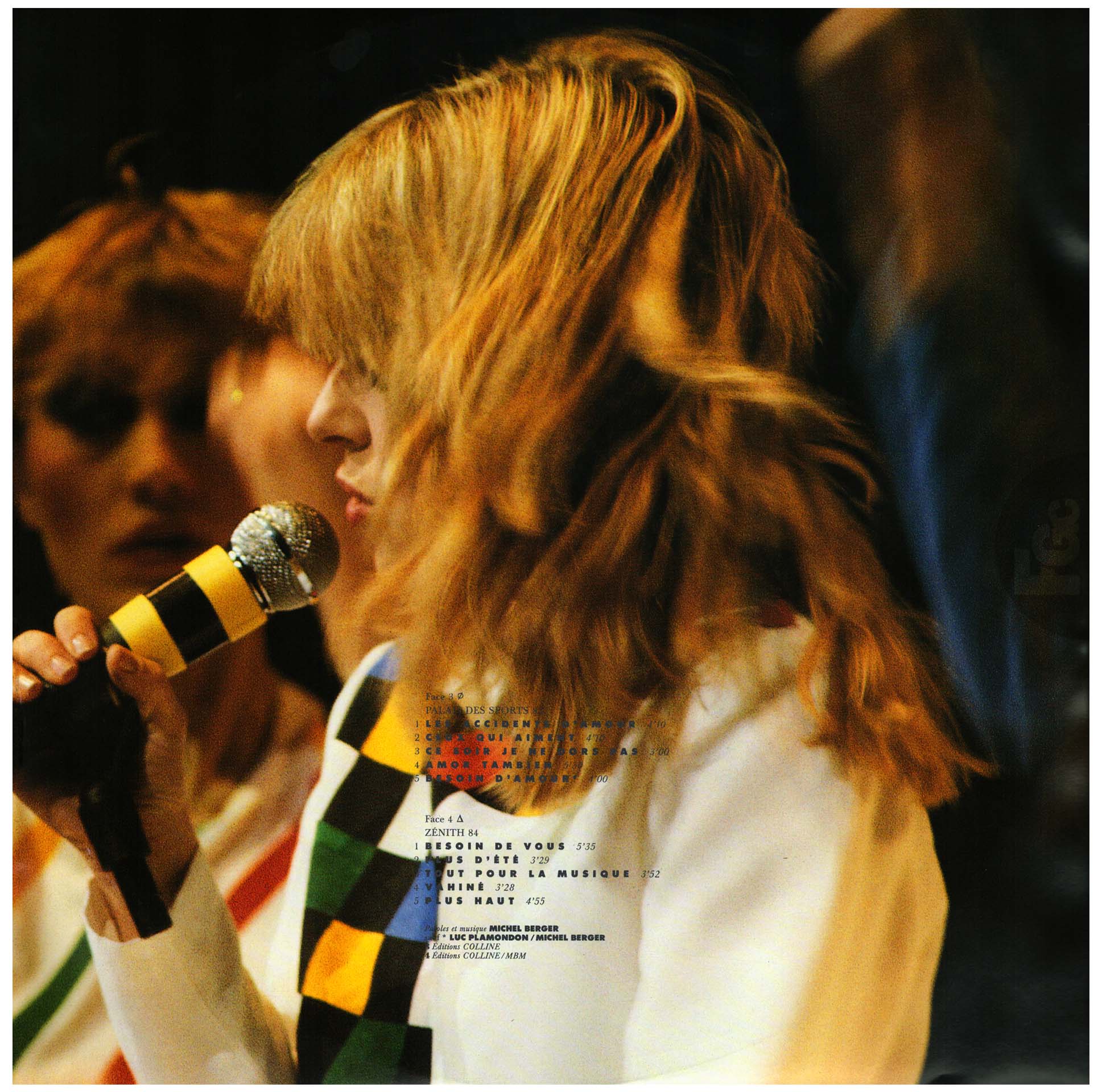Triple vinyle France Gall sur scènes Apache 242 044 1 1986 compilation live