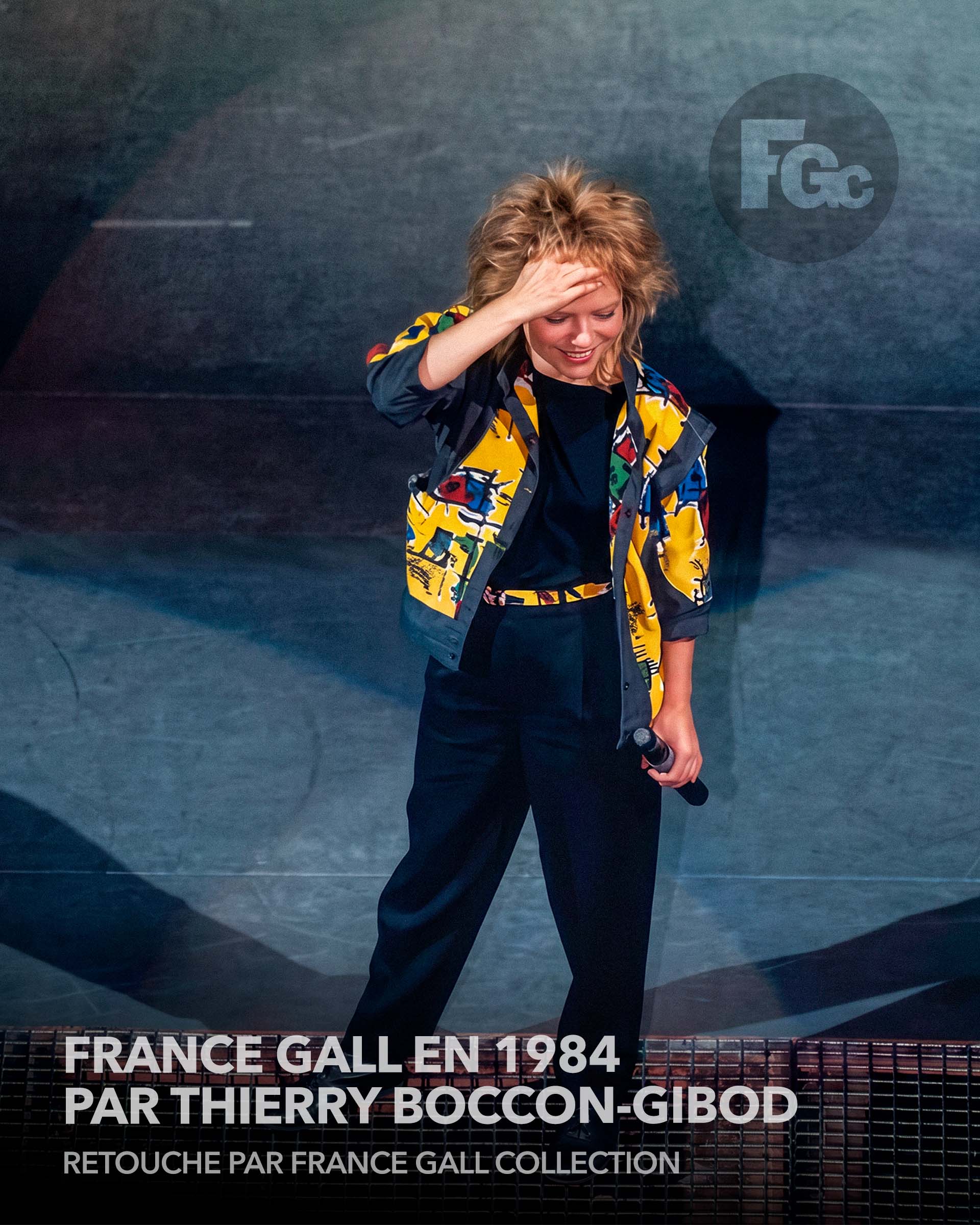 France gall en 1984 par Thierry Boccon-Gibod