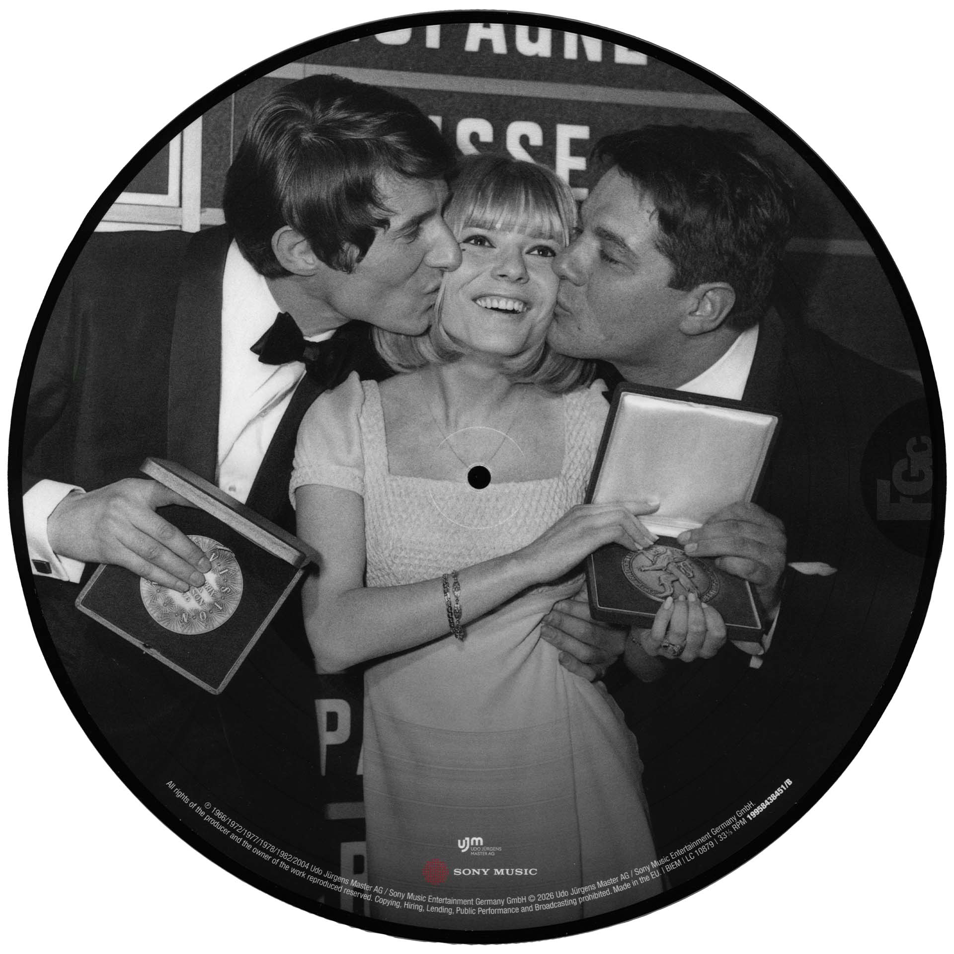 Picture disc Merci Chérie Udo Jürgens Sony 199584384511 2026 photo France Gall Eurovision 1966