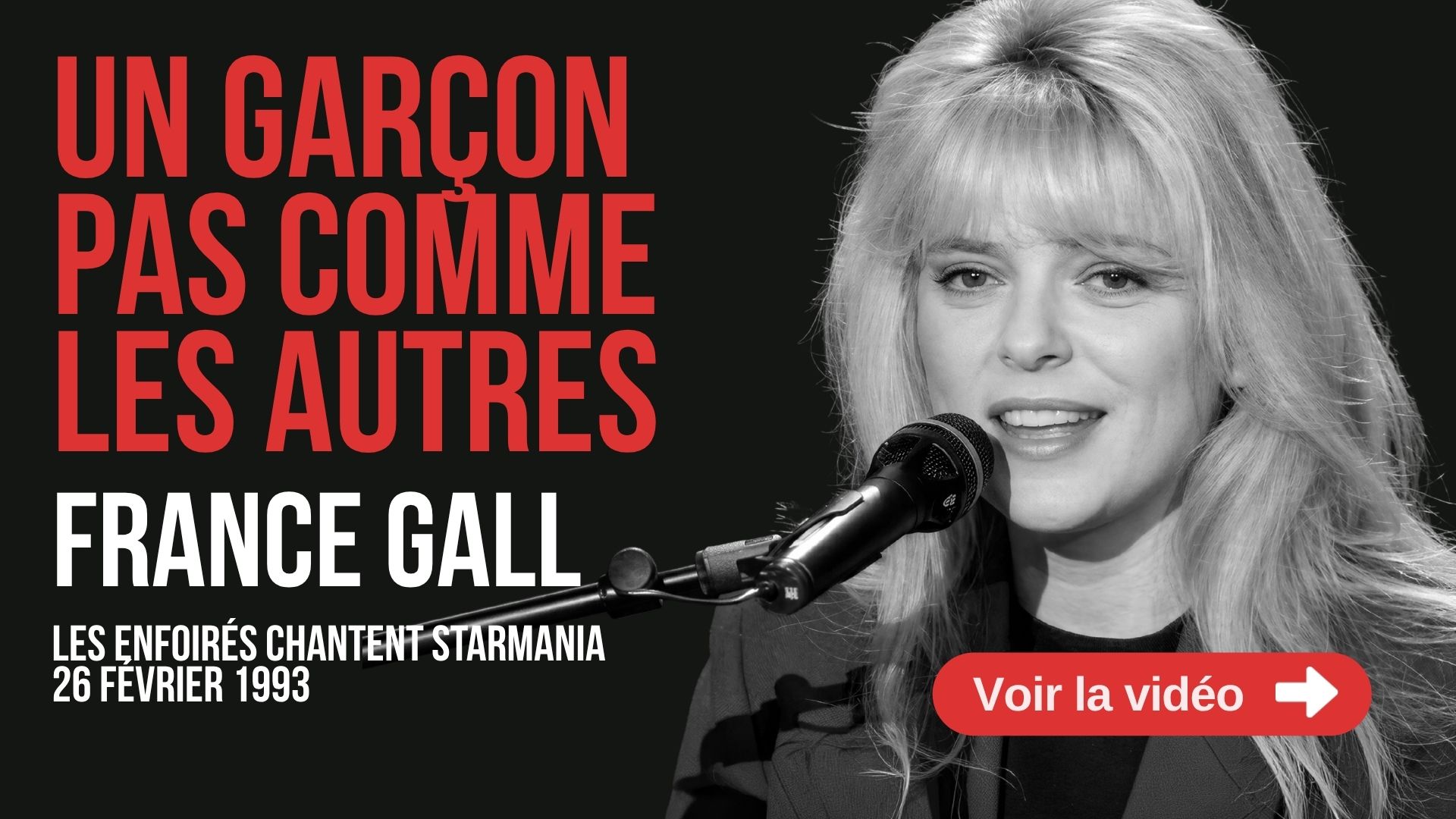 France Gall chante Un garçon pas comme les autres, Les Enfoirés chantent Starmania, 1993