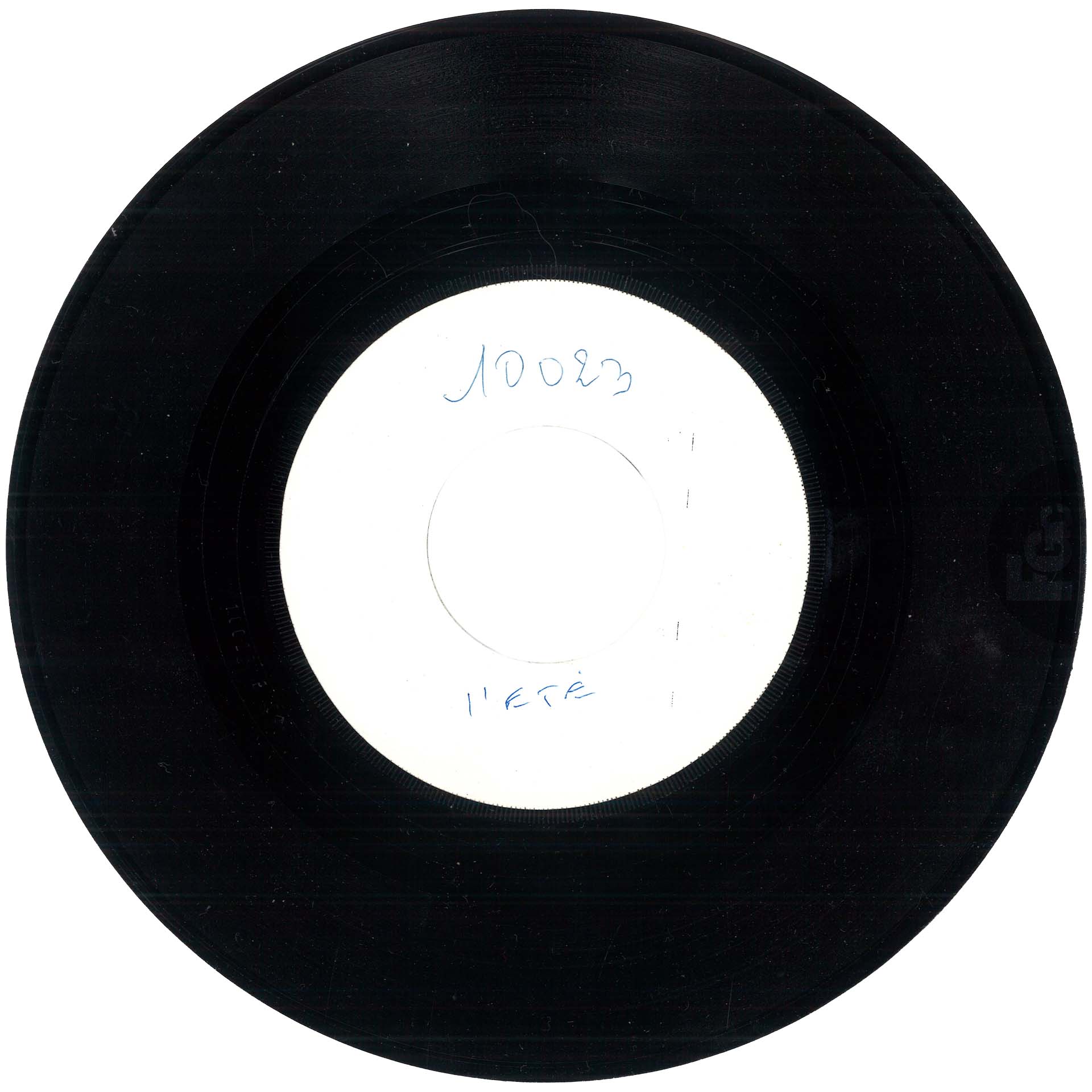 Test pressing C'est cela l'amour France Gall Atlantic 10023 rondelle manuscrite