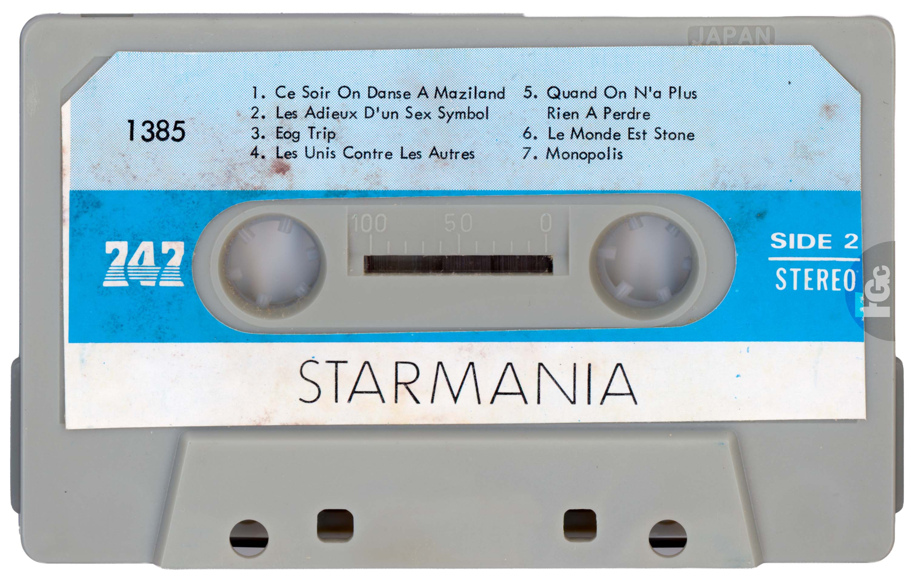 Cassette Starmania 747 Variety Japan 1385 1978 édition non officielle