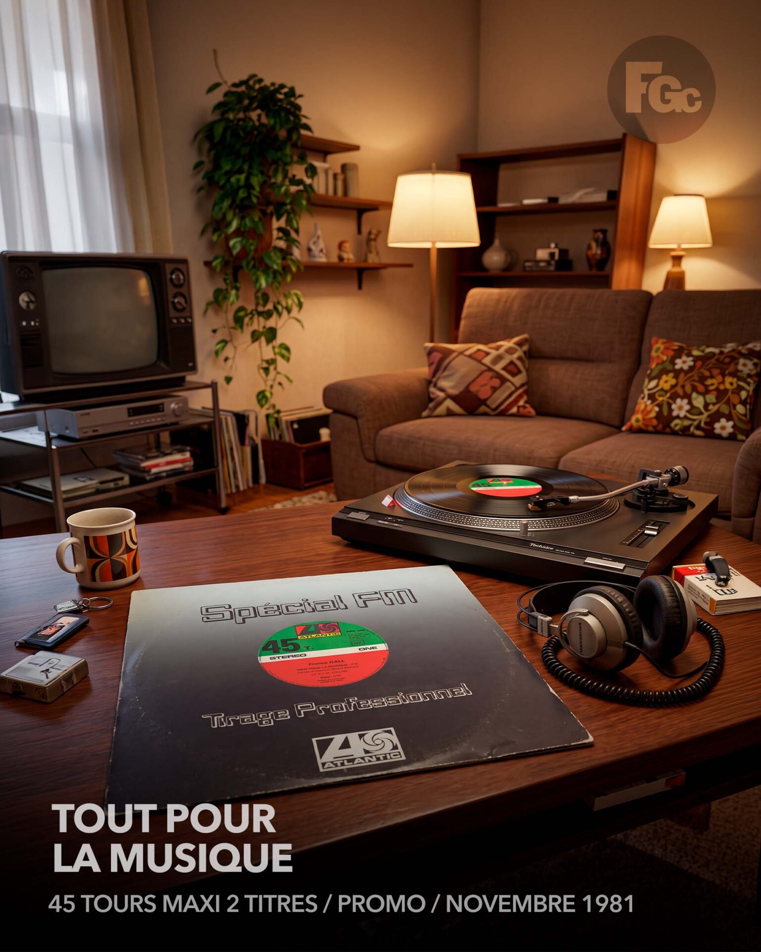 Tout pour la musique | 45 tours maxi | Promo Atlantic Tout pour la musique | 45 tours maxi | Promo Atlantic