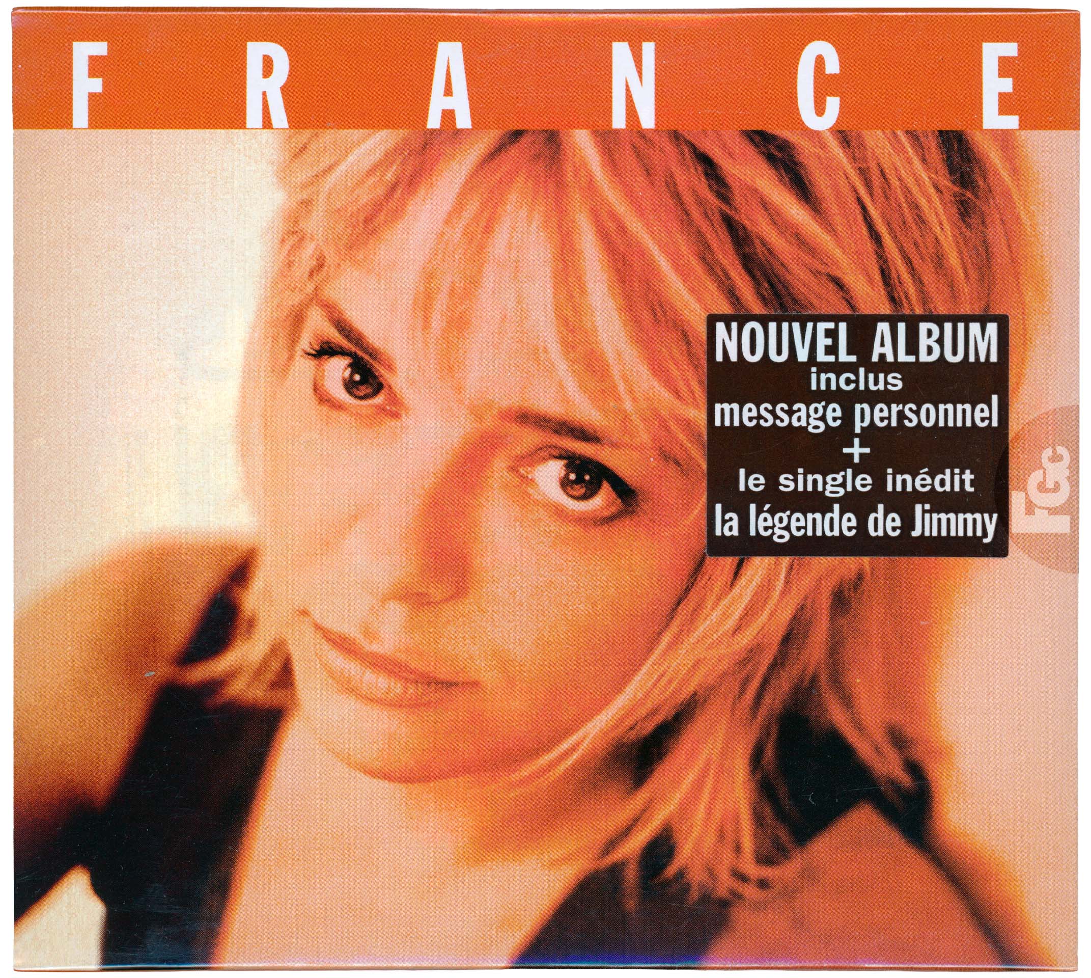 CD album France de France Gall Warner 0630 14008-2 1996 fourreau orange single inédit