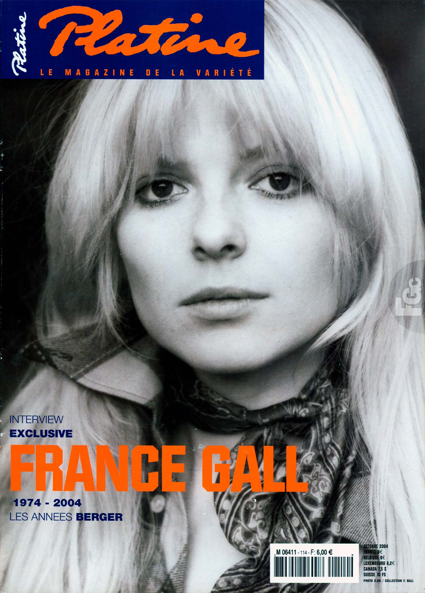 Les tours de France | Platine | Octobre 2004