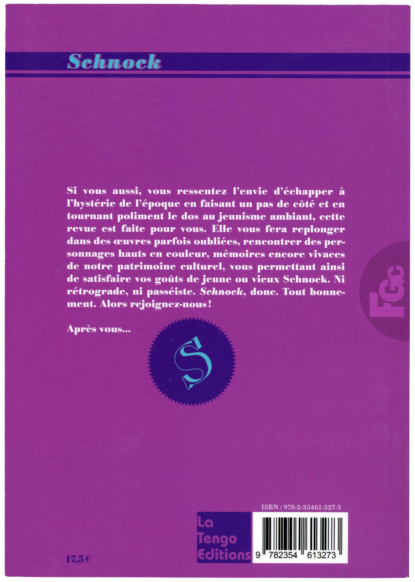 Revue Schnock n°59 France Gall Michel Berger été 2026 éditions La Tengo