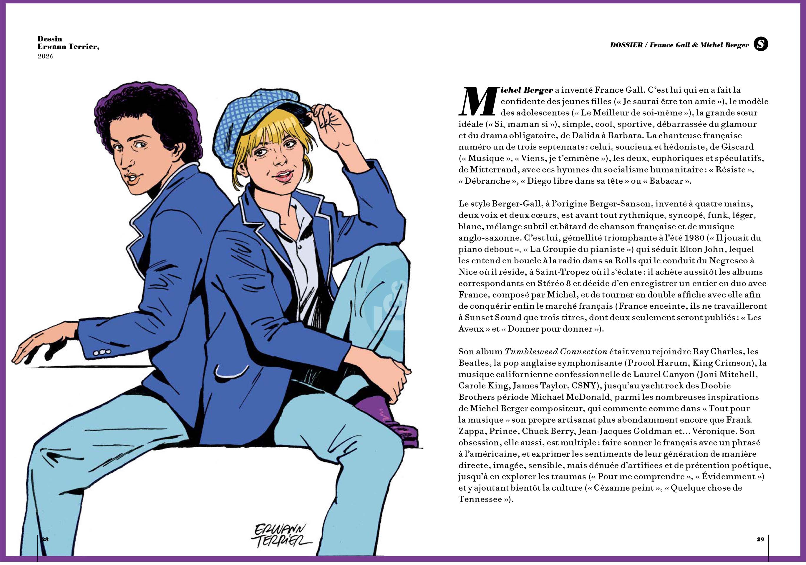 Revue Schnock n°59 France Gall Michel Berger été 2026 éditions La Tengo