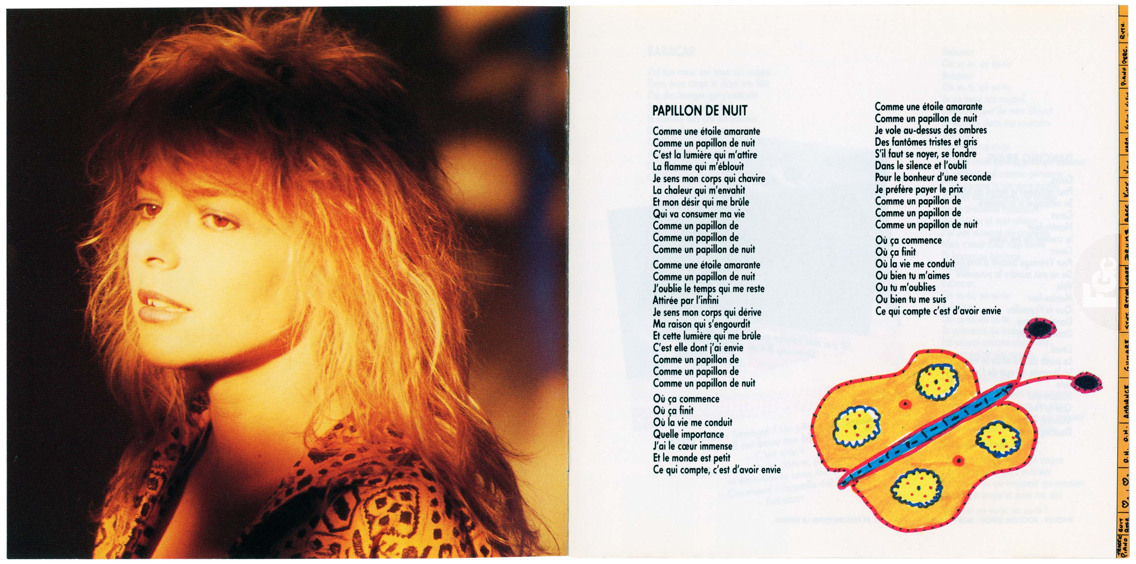 France Gall, album Babacar, CD japonais WEA Japan WPCR-2306, 1998